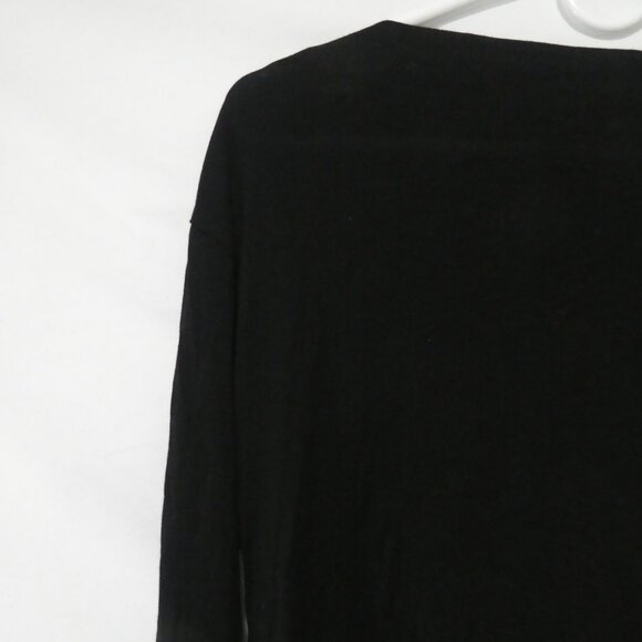 JOE FRESH | small | Black Long Sleeve Pullover Shirt - Picture 3 of 14